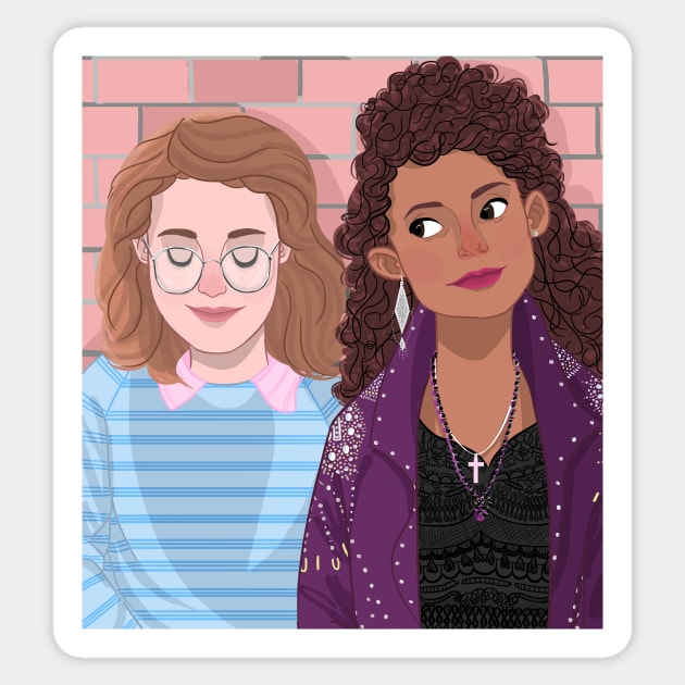 San Junipero Sticker by horribleaccents